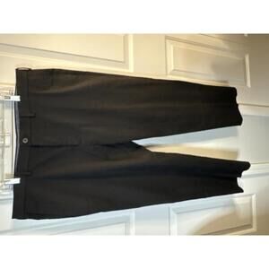 Haggar Men's Straight Fit Black Dress Pants Size 42 Waist 304